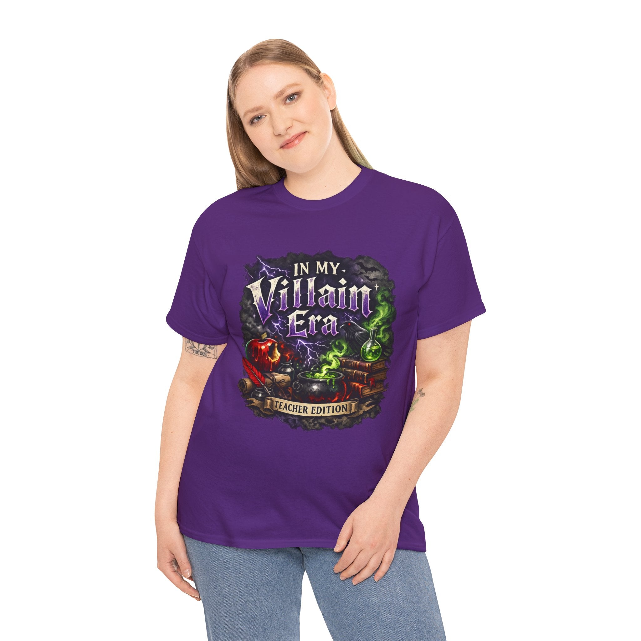 Villain Era Teacher T‑Shirt — "In My Villain Era" Graphic Tee for Educators