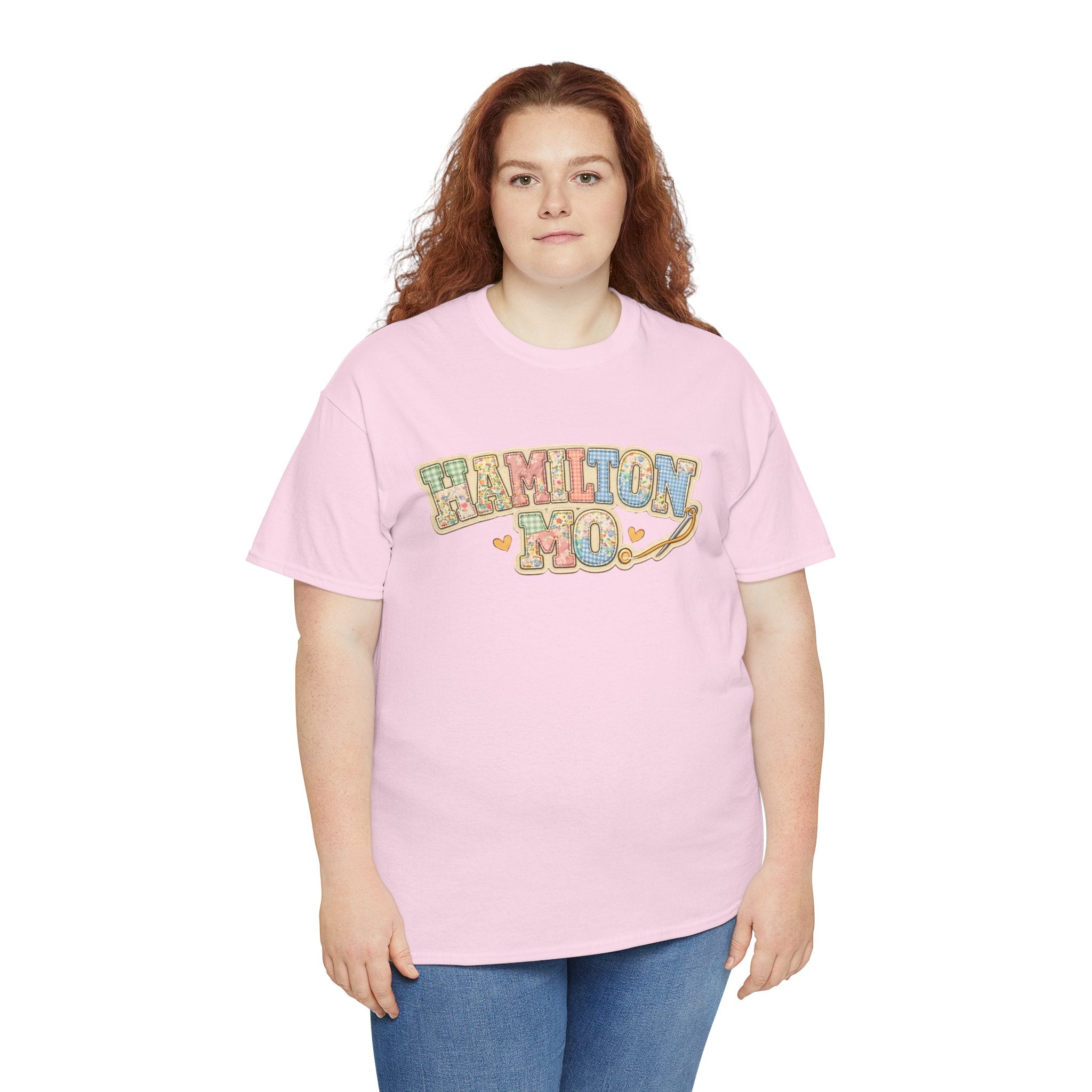 Hamilton MO Quilting Shirt | Stitched Style Quilt Town Tee | Quilter Gift | Sewing Lover Shirt | Quilt Retreat Souvenir