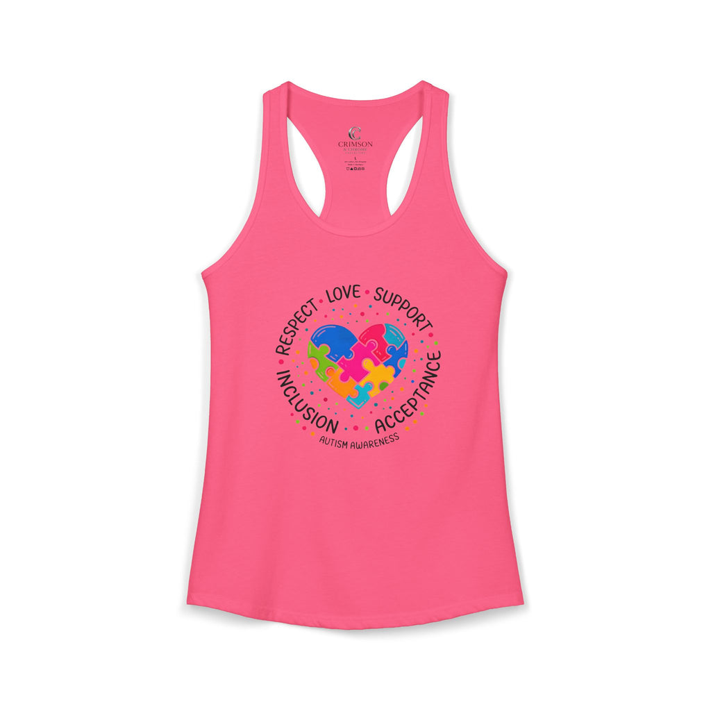 Autism Acceptance Shirt – Special Education Teacher Tee – Respect Love Support Inclusion Puzzle Heart T-Shirt – Autism Awareness Apparel Gift