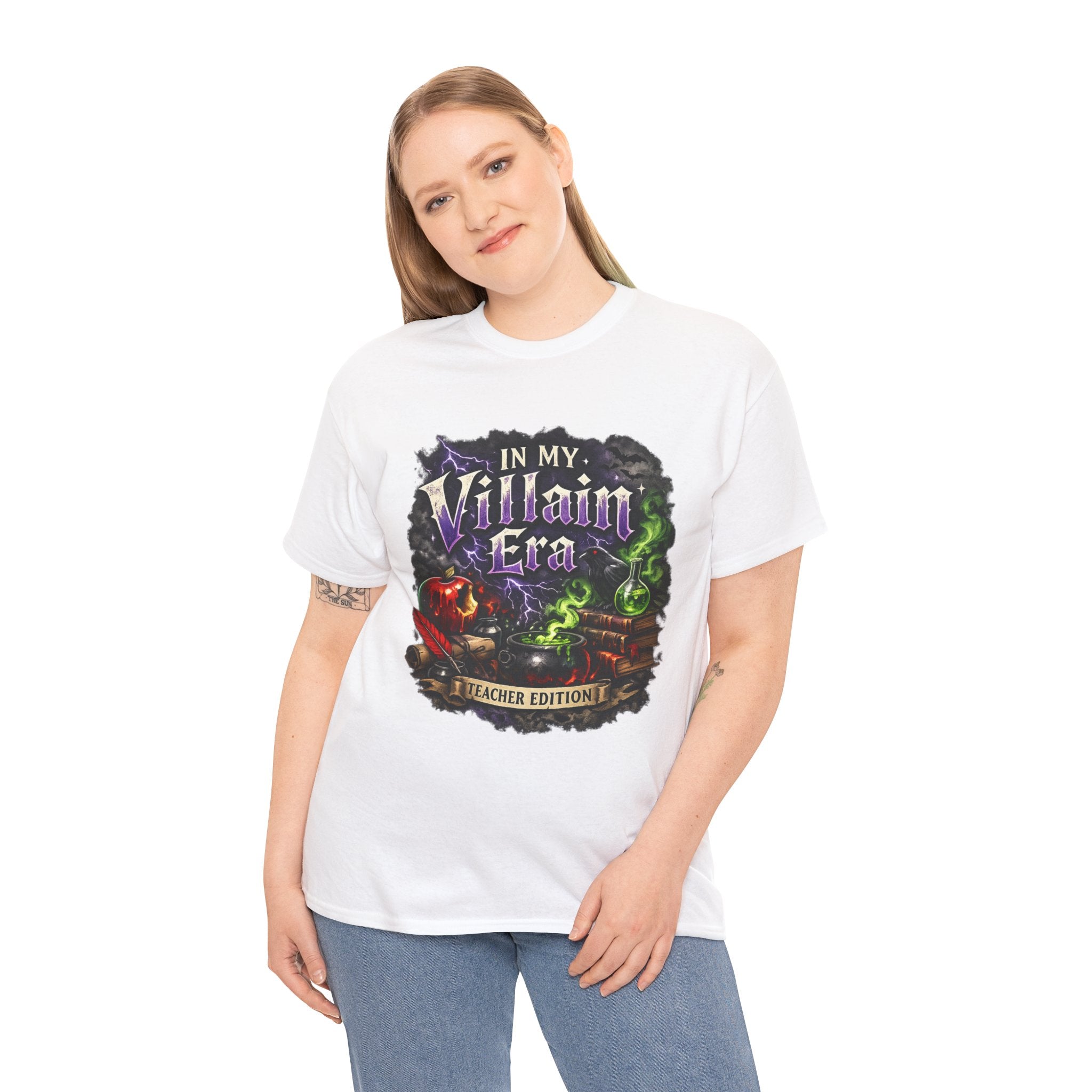 Villain Era Teacher T‑Shirt — "In My Villain Era" Graphic Tee for Educators