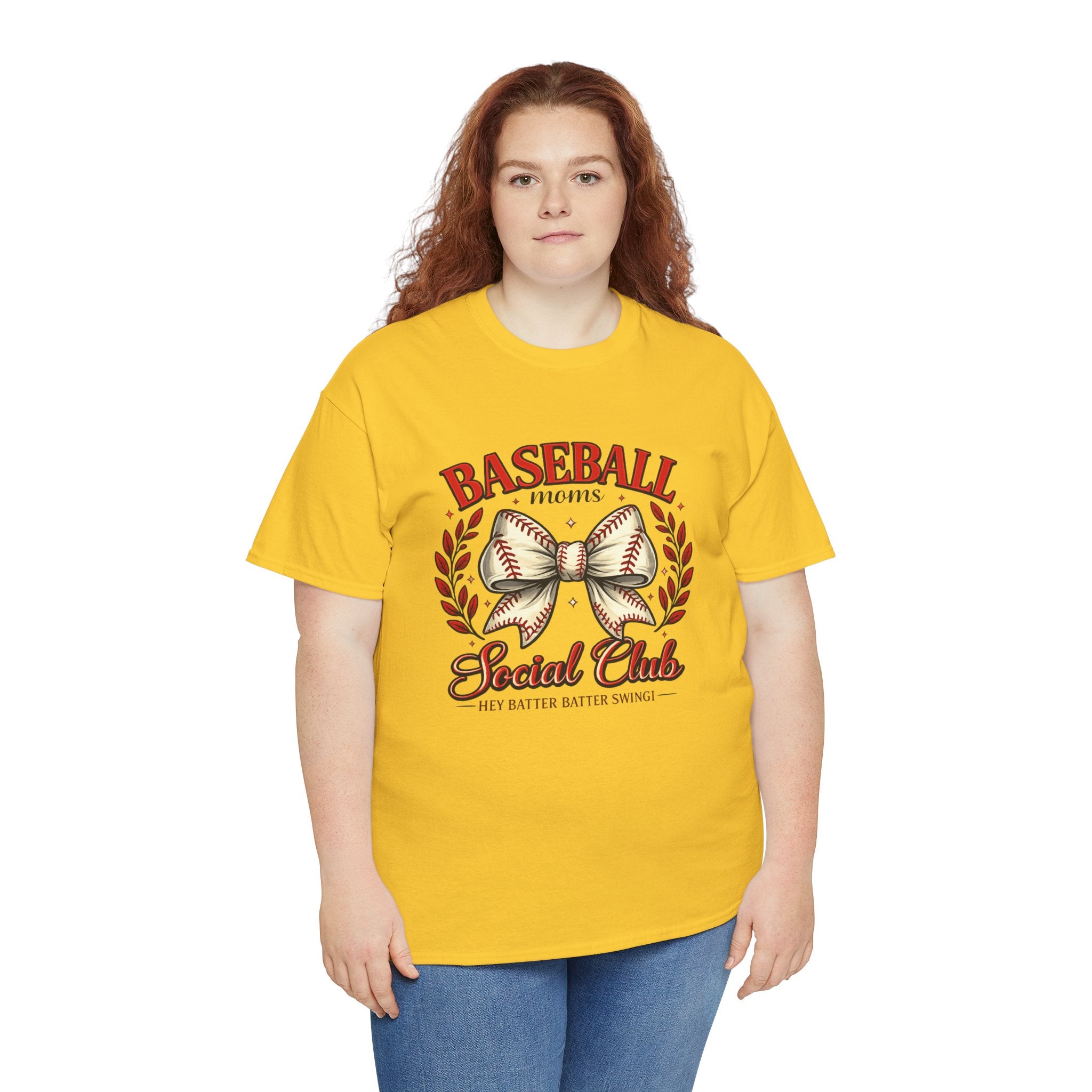Baseball Moms Social Club Shirt – Baseball Mom Bow Tee – Cute Baseball Mom Shirt – Game Day Mom Shirt – Baseball Season Mom Gift