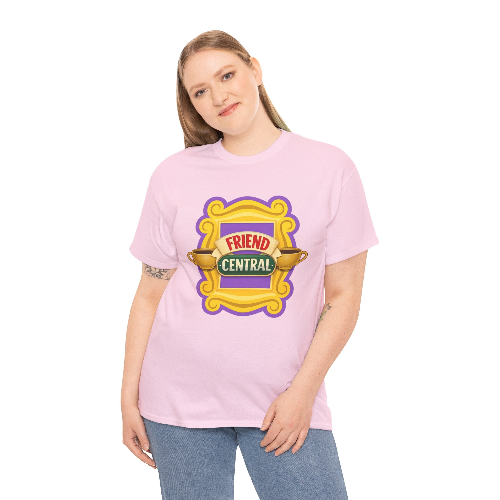 Friend Central Shirt – Friends Inspired Coffee Shop Graphic Tee, Retro 90s TV Show Fan T-Shirt
