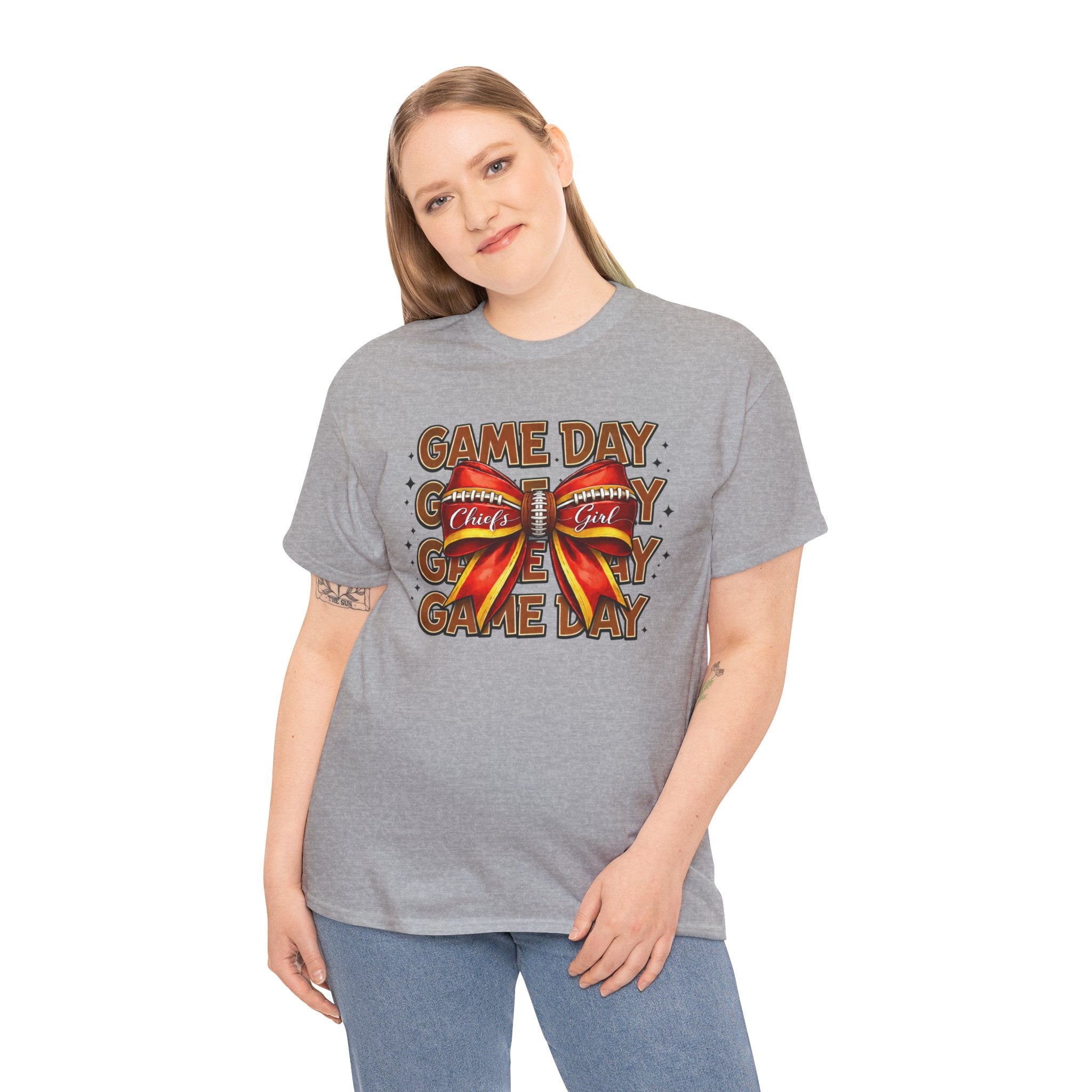 Kansas City Chiefs Game Day Girl Shirt – Chiefs Bow Football Fan Tee