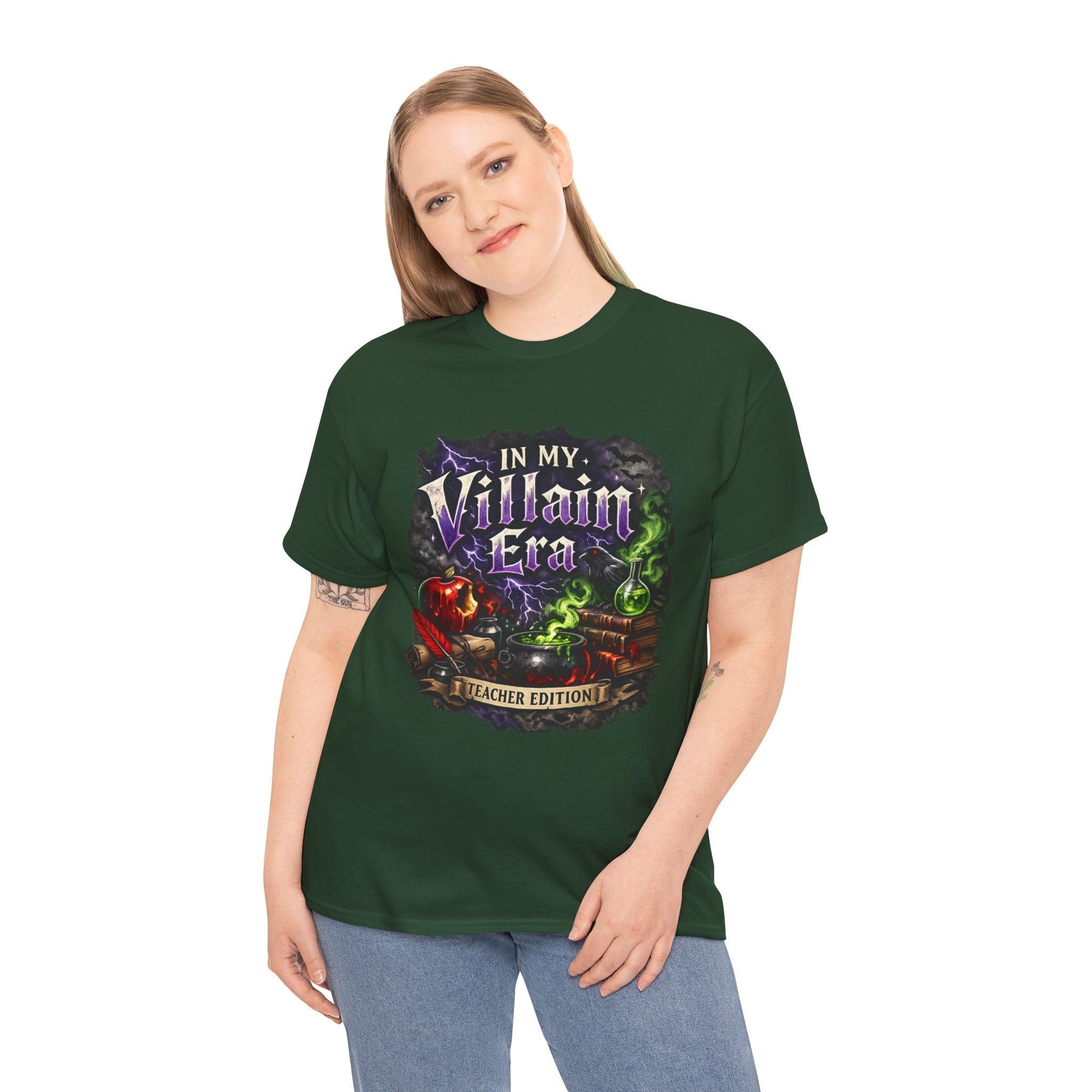 Villain Era Teacher T‑Shirt — "In My Villain Era" Graphic Tee for Educators