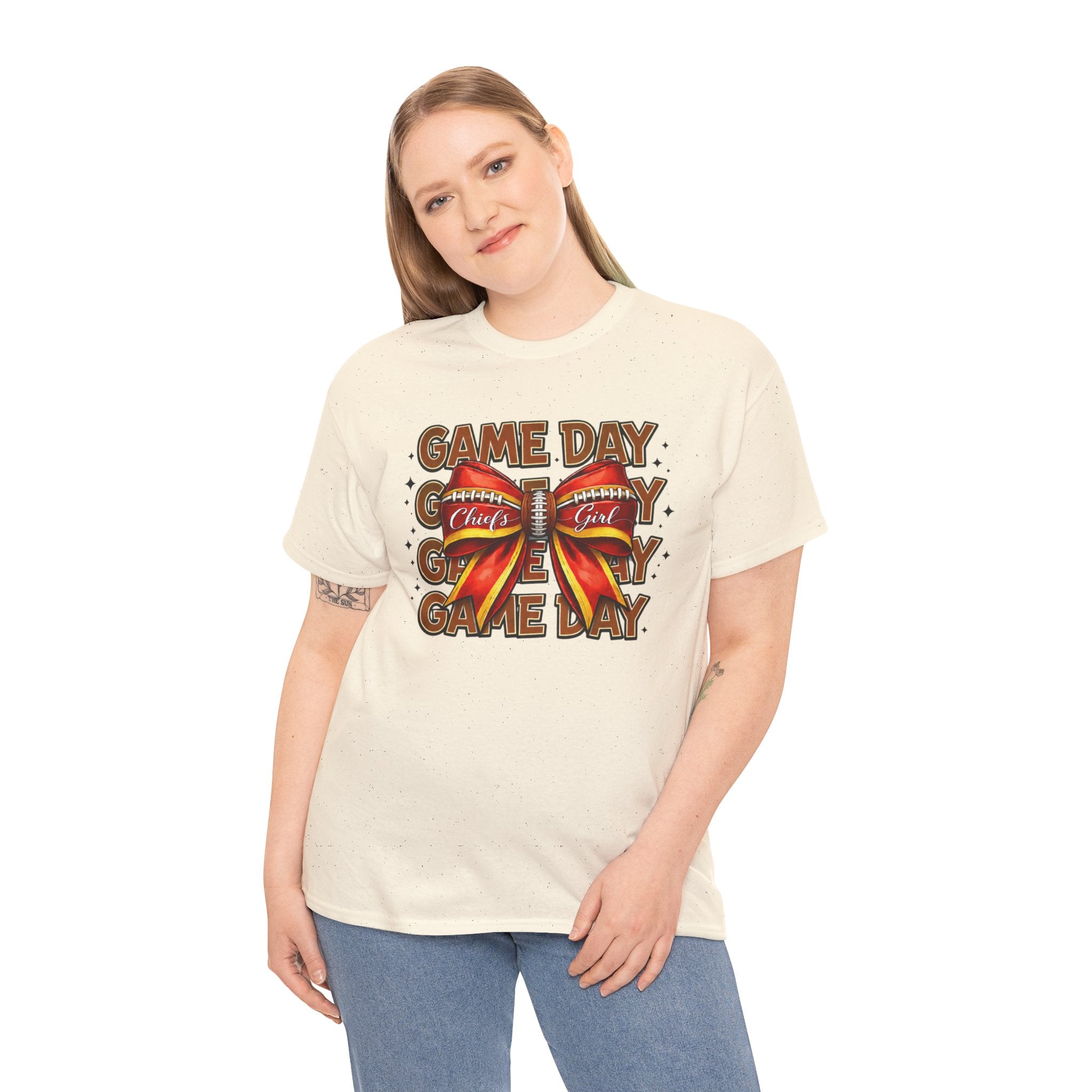 Kansas City Chiefs Game Day Girl Shirt – Chiefs Bow Football Fan Tee